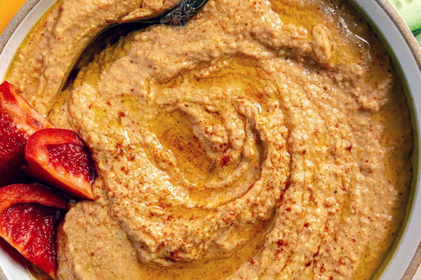 Hummus with Roasted Peppers